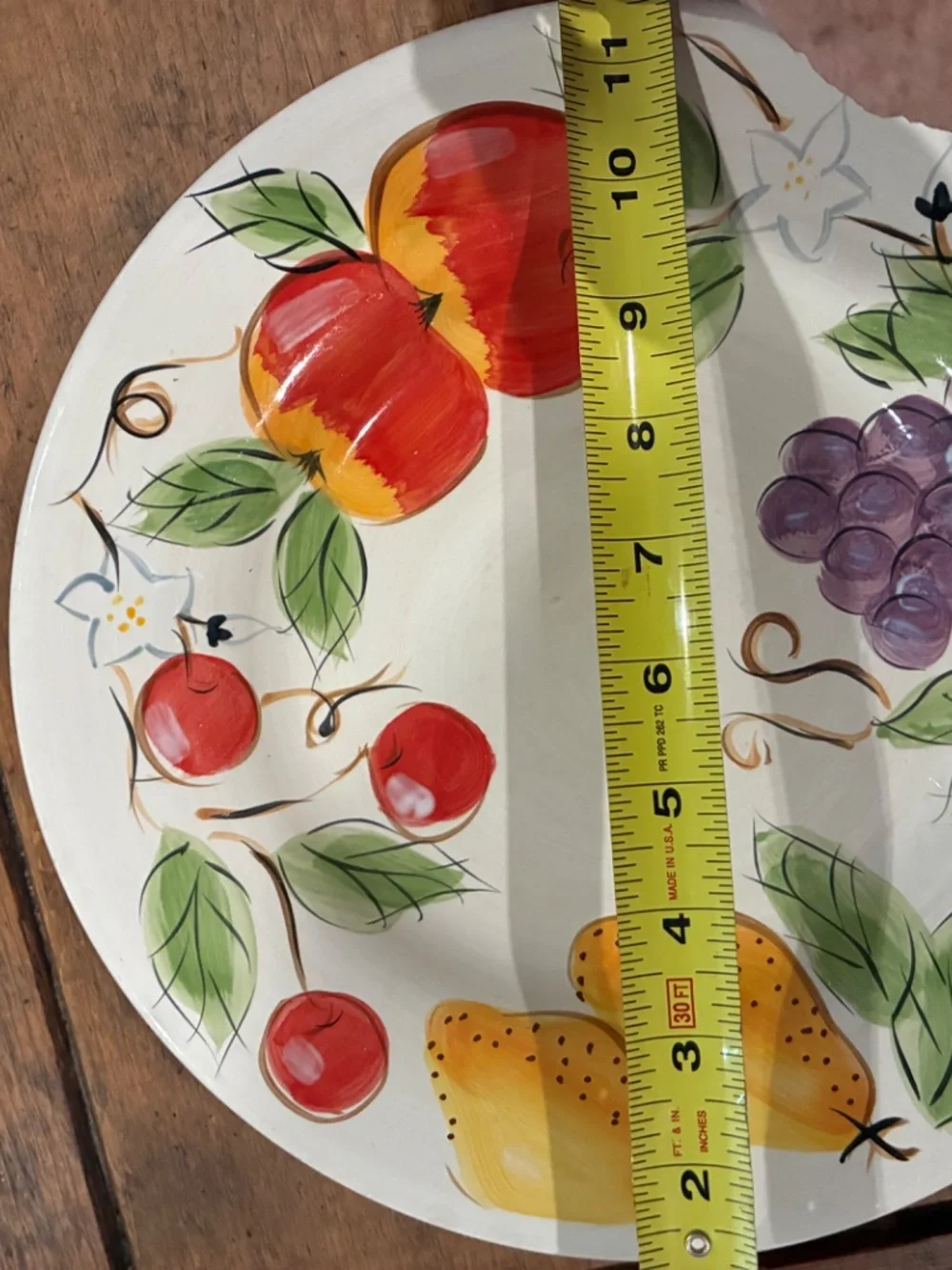 Target Home Stoneware Fruit Dinner Plate 10.5